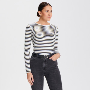 Sinsay - Koszulka z długimi rękawami - Wielobarwny - damski - 3834Z-MLC