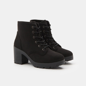 Sinsay - Botki na obcasie - Czarny - damski - 3835K-99X