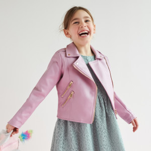 Sinsay - Kurtka ramoneska - Fioletowy - dziewczynka - 3843J-45X