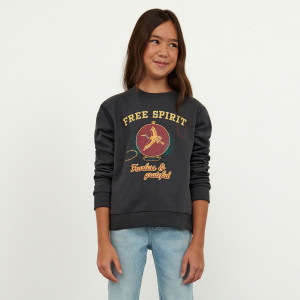 Sinsay - Bluza z nadrukiem - Szary - dziewczynka - 3858O-86X