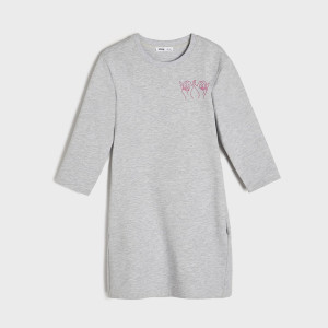 Sinsay - Vestito di felpa - Grigio chiaro - Bambina - 3883O-09M