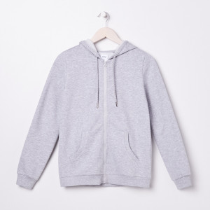 Sinsay - Bluza z kapturem - Jasny szary - damski - 3926F-09M
