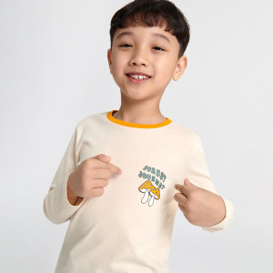 Sinsay - Koszulka z nadrukiem - Kremowy - chłopiec - 3948X-02X