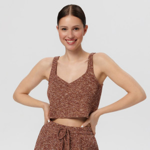 Sinsay - Top w prążki - Wielobarwny - damski - 3976X-MLC