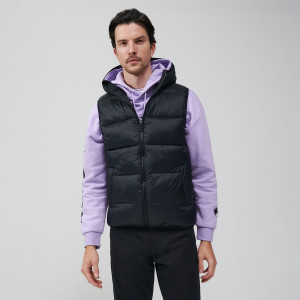 Sinsay - Kamizelka pikowana - Czarny - męski - 3989F-99X