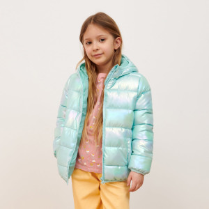 Sinsay - Kurtka pikowana - Turkusowy - dziewczynka - 4029R-56P