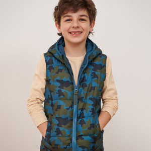 Sinsay - Kamizelka pikowana - Wielobarwny - chłopiec - 4047R-MLC