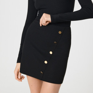 Sinsay - Spódnica mini - Czarny - damski - 4121F-99X