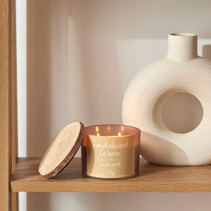 Sinsay - Duftkerze Sandalwood Warm - Beige - unisex - 4126M-08X