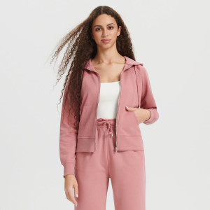 Sinsay - Bluza z kapturem - Pomarańczowy - damski - 4133Z-24X