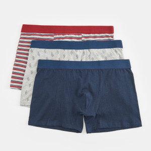 Sinsay - Bokserki bawełniane 3 pack - Wielobarwny - męski - 414AF-MLC