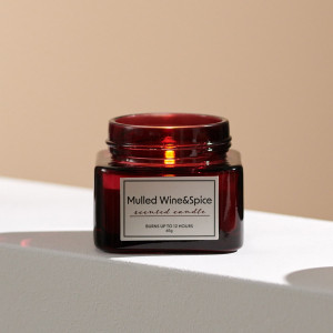 Sinsay - Świeca zapachowa Mulled Wine&Spice - Fioletowy - uniseks - 4151M-49X