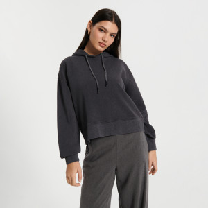 Sinsay - Felpa con cappuccio - Grigio - Da donna - 4153Z-90X