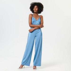 Sinsay - Jumpsuit mit Trägern - Blau - damen - 4239F-54X