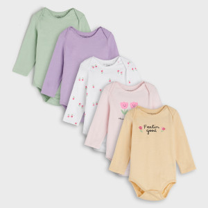 Sinsay - Body 5 pack - Turkusowy - dziewczynka - 4289R-06X