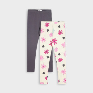 Sinsay - Legginsy 2 pack - Wielobarwny - dziewczynka - 428AL-MLC