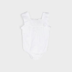 Sinsay - Body - Biały - dziewczynka - 4309R-00X