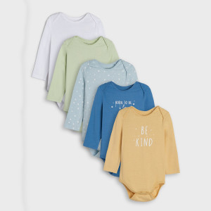 Sinsay - Body 5 pack - Niebieski - chłopiec - 4334R-05X