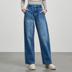 Sinsay - Jeans im Loose-Fit - Blau - damen - 4459Z-55J