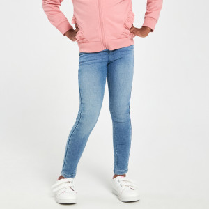 Sinsay - Jeansy slim - Niebieski - dziewczynka - 4461T-50J