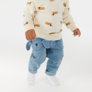 Sinsay - Jeansy jogger - Niebieski - chłopiec - 4468Z-55J