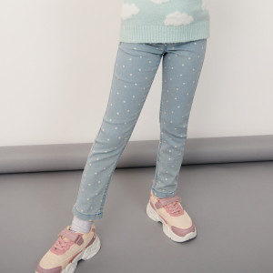 Sinsay - Jegginsy - Niebieski - dziewczynka - 4475T-05J