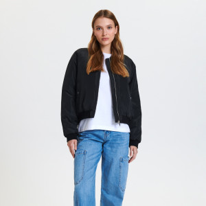Sinsay - Bomberjacke - Schwarz - damen - 4498Z-99X