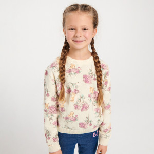 Sinsay - Sweter - Kremowy - dziewczynka - 4519J-01X