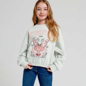 Sinsay - Bluza - Granatowy - dziewczynka - 4547R-58X