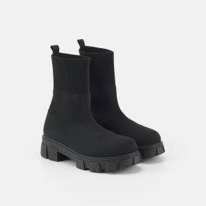 Sinsay - Botki - Czarny - damski - 4560K-99X