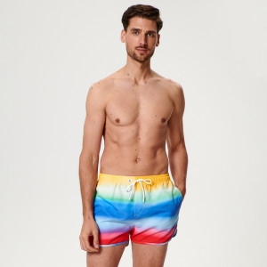 Sinsay - Szorty kąpielowe - Wielobarwny - męski - 4589O-MLC