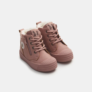 Sinsay - Sneakersy ocieplane - Różowy - dziewczynka - 4614X-35X