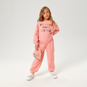 Sinsay - Bluza - Różowy - dziewczynka - 4620R-03X