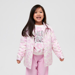 Sinsay - Kurtka przejściowa - Różowy - dziewczynka - 4625T-43X