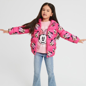Sinsay - Kurtka Myszka Minnie - Różowy - dziewczynka - 4635T-30X