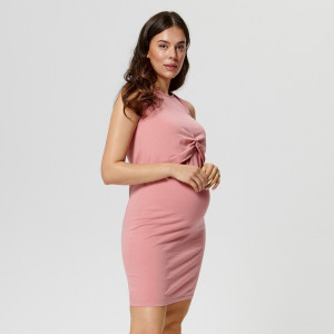 Sinsay - Sukienka mini MAMA - Różowy - damski - 4654F-30X