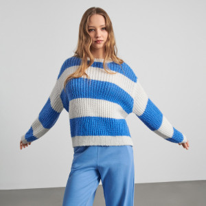 Sinsay - Sweter w paski - Wielobarwny - damski - 4663F-MLC
