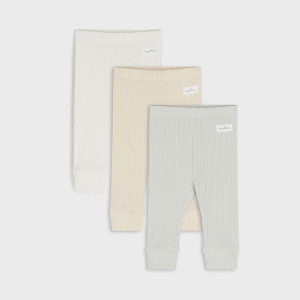 Sinsay - Legginsy 3 pack - Kremowy - uniseks - 4664Z-01X