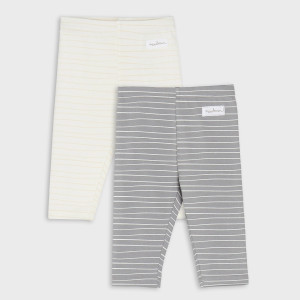 Sinsay - Legginsy 2 pack - Szary - uniseks - 4666Z-90X