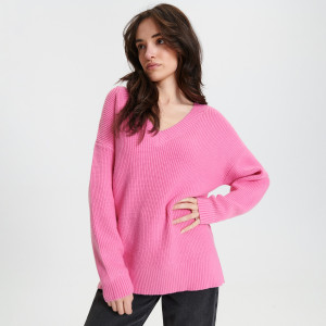 Sinsay - Sweter z miękkiej dzianiny - Różowy - damski - 4676F-40X