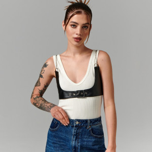 Sinsay - Harness - Czarny - damski - 4701K-99X