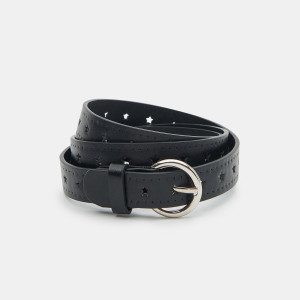 Sinsay - Pasek - Czarny - damski - 4706K-99X