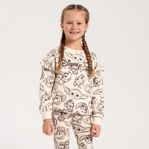 Sinsay - Bluza Disney 100 - Kremowy - dziewczynka - 4730R-01X