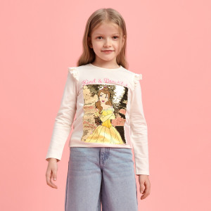 Sinsay - Koszulka Disney - Żółty - dziewczynka - 4732Z-10X