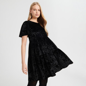 Sinsay - Sukienka mini - Czarny - damski - 4752X-99X