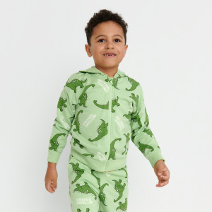 Sinsay - Felpa con zip - Verde - Bambino - 4754T-70X