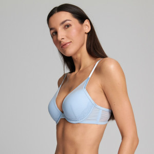 Sinsay - Biustonosz push-up - Niebieski - damski - 4771Z-05X