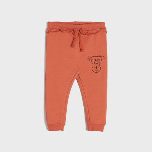 Sinsay - Spodnie jogger Kubuś Puchatek - Fioletowy - dziewczynka - 4772O-34X