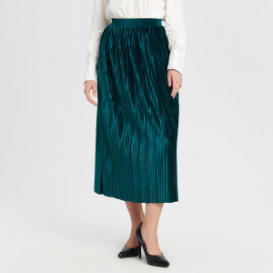 Sinsay - Spódnica maxi - Turkusowy - damski - 4785X-67X