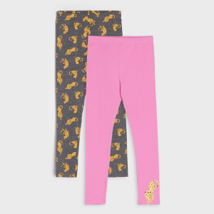 Sinsay - 2 darab leggings - Rózsaszín - Lány - 4804R-40X